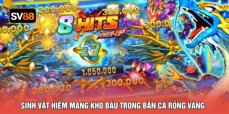 Sinh vật hiếm mang kho báu trong bắn cá rồng vàng